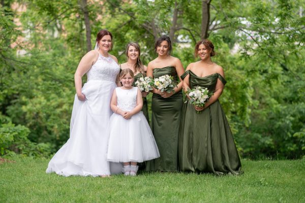 Group-shot Wedding Party Photograph in Downtown Chatham